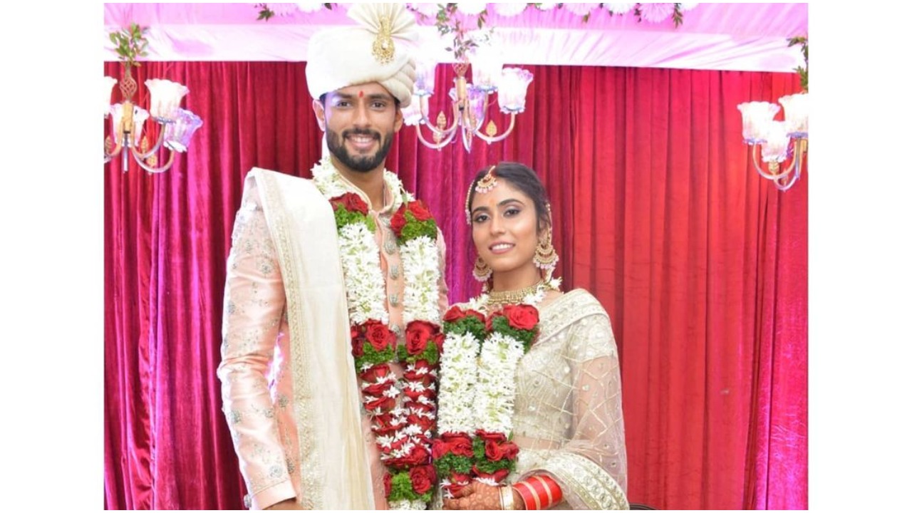 Shivam Dube gets married to Ajum Khan Cricketer Shivam Dubey got