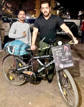 सलमान खान के फैन ने 1100 किमी की दूरी तय कर दी जन्मदिन की बधाई - News Nation